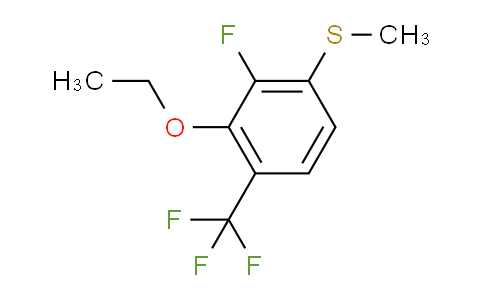 (3-Ethoxy-2-fluoro-4-(trifluoromethyl)phenyl)(methyl)sulfane