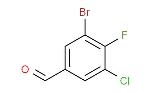 3-Bromo-5-chloro-4-fluorobenzaldehyde