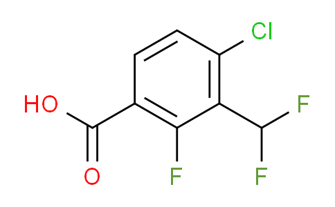4-Chloro-3-(difluoromethyl)-2-fluorobenzoic acid