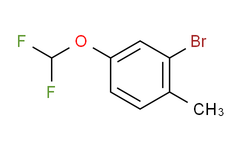 2-Bromo-4-(difluoromethoxy)-1-methylbenzene