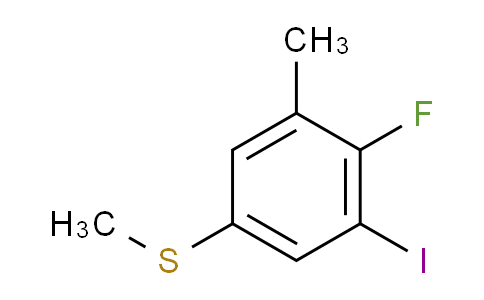 (4-Fluoro-3-iodo-5-methylphenyl)(methyl)sulfane