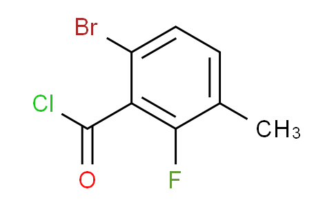 6-Bromo-2-fluoro-3-methylbenzoyl chloride