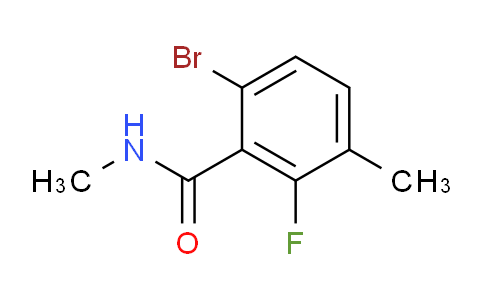 6-Bromo-2-fluoro-N,3-dimethylbenzamide