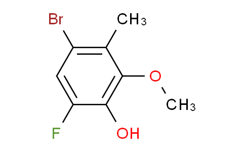 4-Bromo-6-fluoro-2-methoxy-3-methylphenol