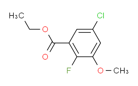 Ethyl 5-chloro-2-fluoro-3-methoxybenzoate