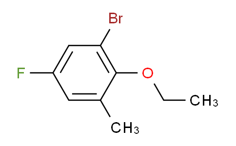 1-Bromo-2-ethoxy-5-fluoro-3-methylbenzene