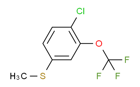 (4-Chloro-3-(trifluoromethoxy)phenyl)(methyl)sulfane