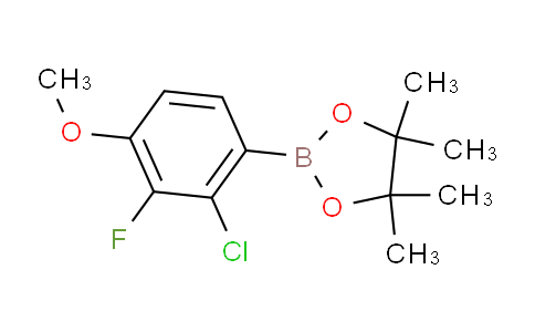 2-(2-Chloro-3-fluoro-4-methoxyphenyl)-4,4,5,5-tetramethyl-1,3,2-dioxaborolane