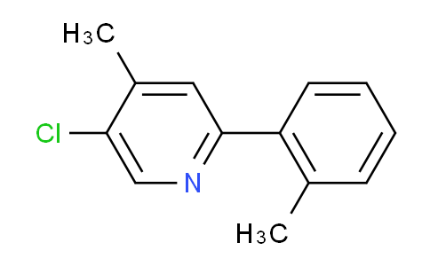 5-Chloro-4-methyl-2-(o-tolyl)pyridine