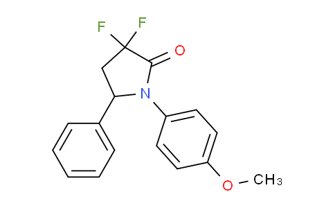 3,3-Difluoro-1-(4-methoxyphenyl)-5-phenylpyrrolidin-2-one