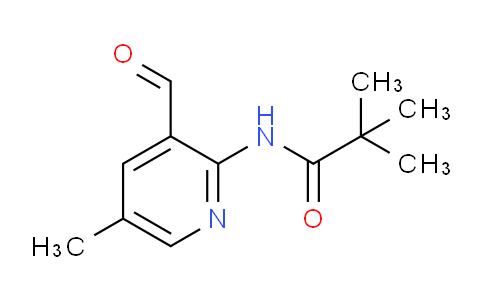 N-(3-formyl-5-methylpyridin-2-yl)pivalamide