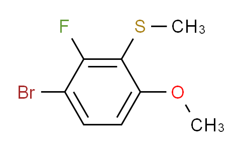 (3-Bromo-2-fluoro-6-methoxyphenyl)(methyl)sulfane