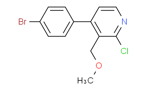 4-(4-Bromophenyl)-2-chloro-3-(methoxymethyl)pyridine