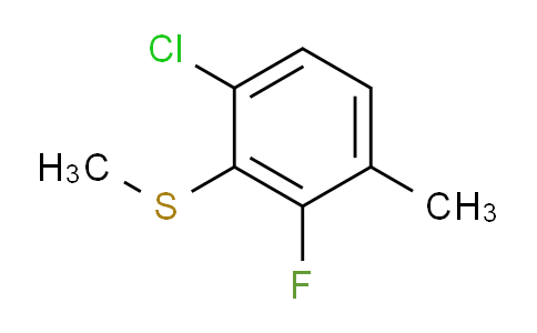 (6-Chloro-2-fluoro-3-methylphenyl)(methyl)sulfane