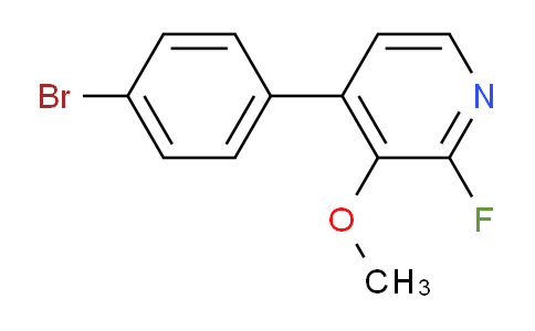 4-(4-Bromophenyl)-2-fluoro-3-methoxypyridine