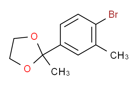 2-(4-bromo-3-methylphenyl)-2-methyl-1,3-dioxolane