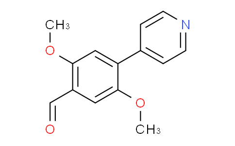 2,5-Dimethoxy-4-(pyridin-4-yl)benzaldehyde