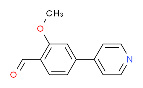 2-Methoxy-4-(pyridin-4-yl)benzaldehyde