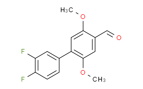 3',4'-Difluoro-2,5-dimethoxy-[1,1'-biphenyl]-4-carbaldehyde