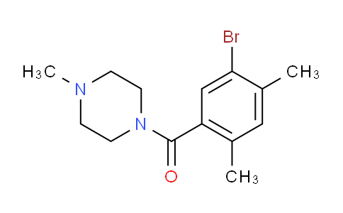 (5-Bromo-2,4-dimethylphenyl)(4-methylpiperazin-1-yl)methanone