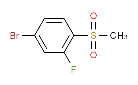 4-BROMO-2-FLUORO-1-(METHYLSULFONYL)BENZENE