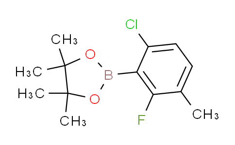 2-(6-Chloro-2-fluoro-3-methylphenyl)-4,4,5,5-tetramethyl-1,3,2-dioxaborolane