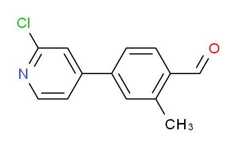 4-(2-Chloropyridin-4-yl)-2-methylbenzaldehyde