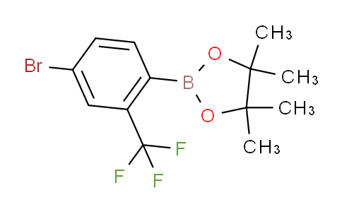 2-(4-Bromo-2-(trifluoromethyl)phenyl)-4,4,5,5-tetramethyl-1,3,2-dioxaborolane