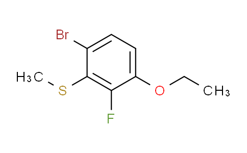 (6-Bromo-3-ethoxy-2-fluorophenyl)(methyl)sulfane