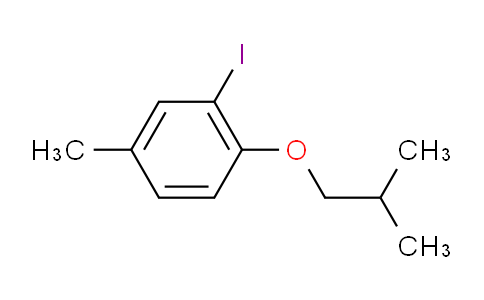 2-Iodo-1-isobutoxy-4-methylbenzene