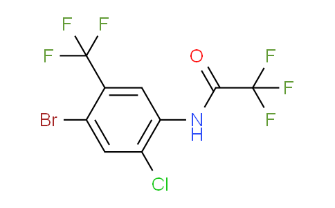 N-(4-bromo-2-chloro-5-(trifluoromethyl)phenyl)-2,2,2-trifluoroacetamide
