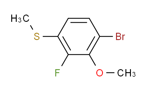 (4-Bromo-2-fluoro-3-methoxyphenyl)(methyl)sulfane