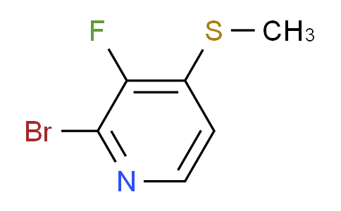 2-Bromo-3-fluoro-4-(methylthio)pyridine