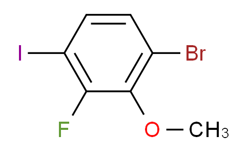 1-Bromo-3-fluoro-4-iodo-2-methoxybenzene