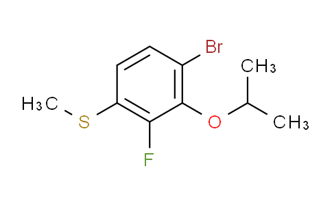 (4-Bromo-2-fluoro-3-isopropoxyphenyl)(methyl)sulfane