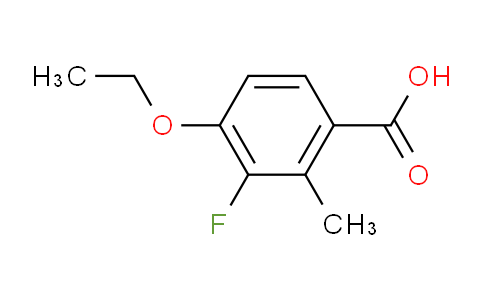 4-Ethoxy-3-fluoro-2-methylbenzoic acid