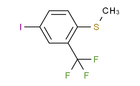 (4-Iodo-2-(trifluoromethyl)phenyl)(methyl)sulfane
