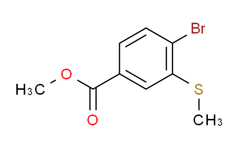 Methyl 4-bromo-3-(methylthio)benzoate