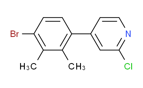 4-(4-Bromo-2,3-dimethylphenyl)-2-chloropyridine