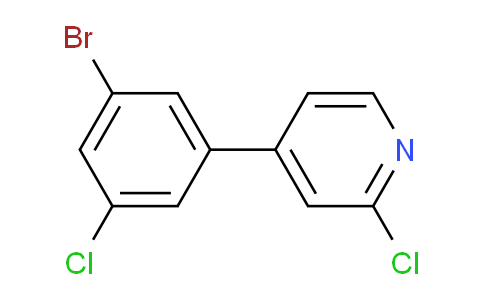 4-(3-Bromo-5-chlorophenyl)-2-chloropyridine