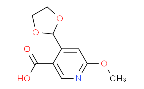 4-(1,3-Dioxolan-2-yl)-6-methoxynicotinic acid