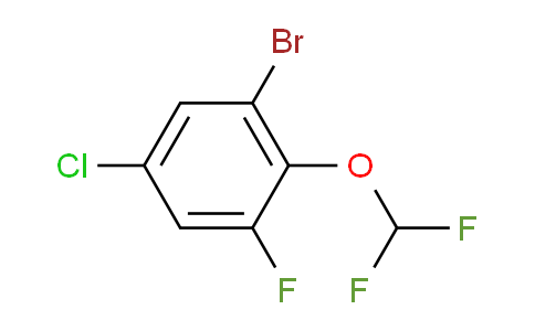 1-Bromo-5-chloro-2-(difluoromethoxy)-3-fluorobenzene
