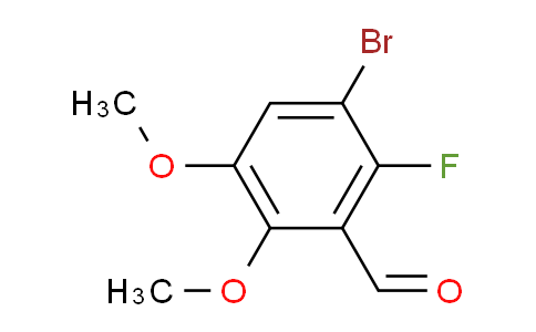 3-Bromo-2-fluoro-5,6-dimethoxybenzaldehyde