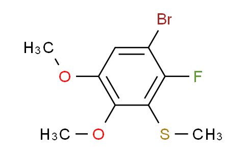 (3-Bromo-2-fluoro-5,6-dimethoxyphenyl)(methyl)sulfane
