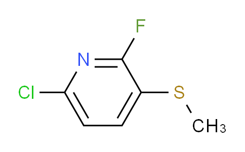 6-Chloro-2-fluoro-3-(methylthio)pyridine