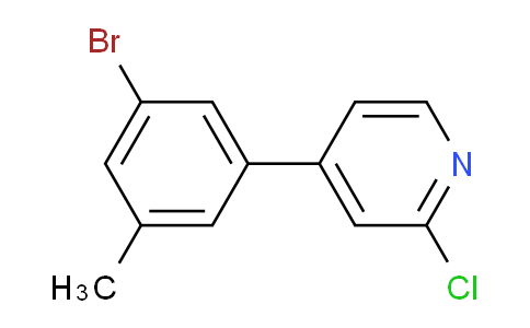 4-(3-Bromo-5-methylphenyl)-2-chloropyridine