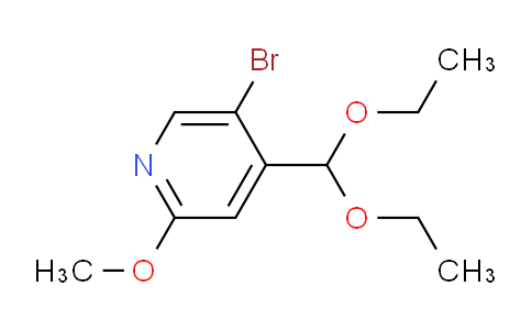 5-Bromo-4-(diethoxymethyl)-2-methoxypyridine