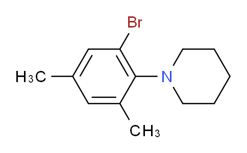 1-(2-Bromo-4,6-dimethylphenyl)piperidine