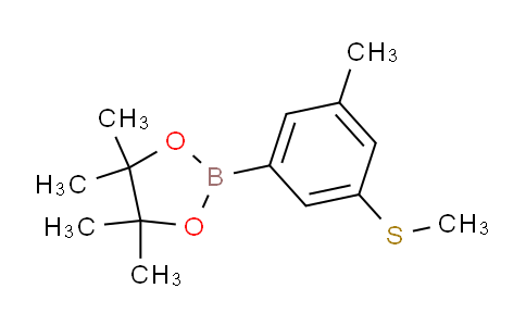 4,4,5,5-Tetramethyl-2-(3-methyl-5-(methylthio)phenyl)-1,3,2-dioxaborolane