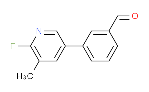 3-(6-Fluoro-5-methylpyridin-3-yl)benzaldehyde